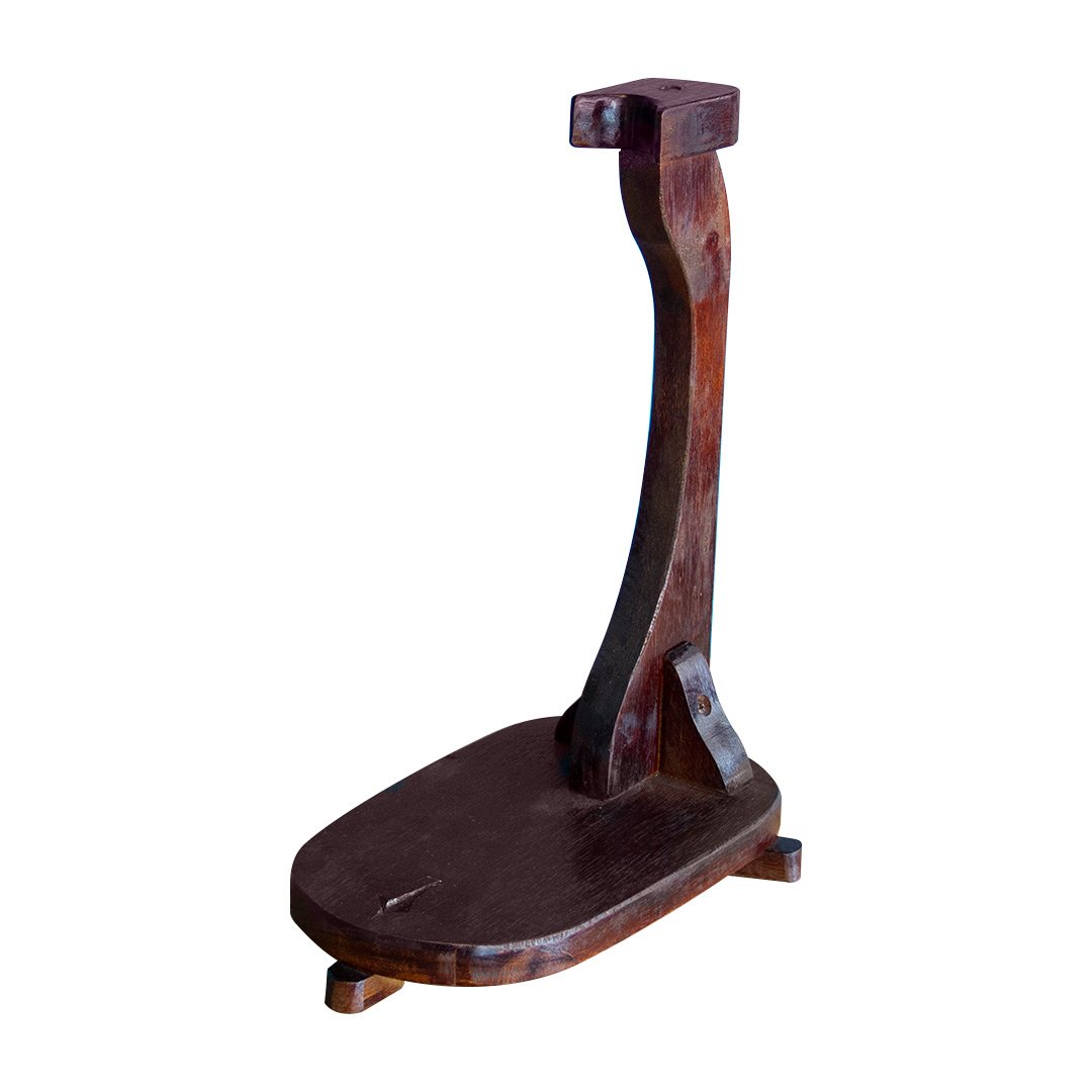 Suporte de mesa para machado em madeira