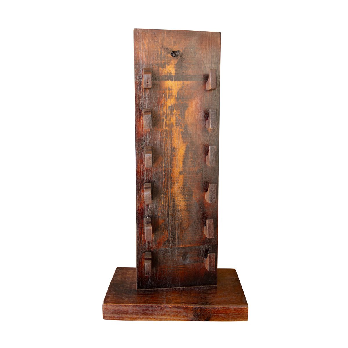 suporte de facas em madeira rustico estilo totem para 6 facas suporte de facas em madeira rustico estilo totem para 6 facas