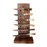 suporte de facas em madeira rustico estilo totem para 6 facas suporte de facas em madeira rustico estilo totem para 6 facas