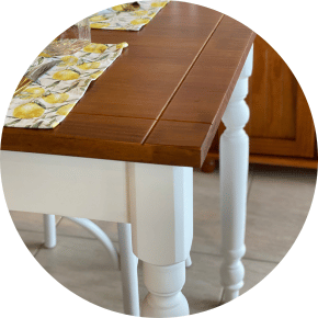 foto descricao mesa de jantar 1 40 colonial pe torneado classico em madeira 1